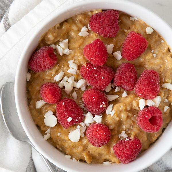 Raspberry White Chocolate Growing Oatmeal