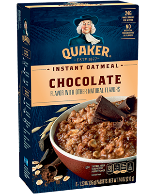 Quaker avena tradicional sabor a Chocolate 110 Gr