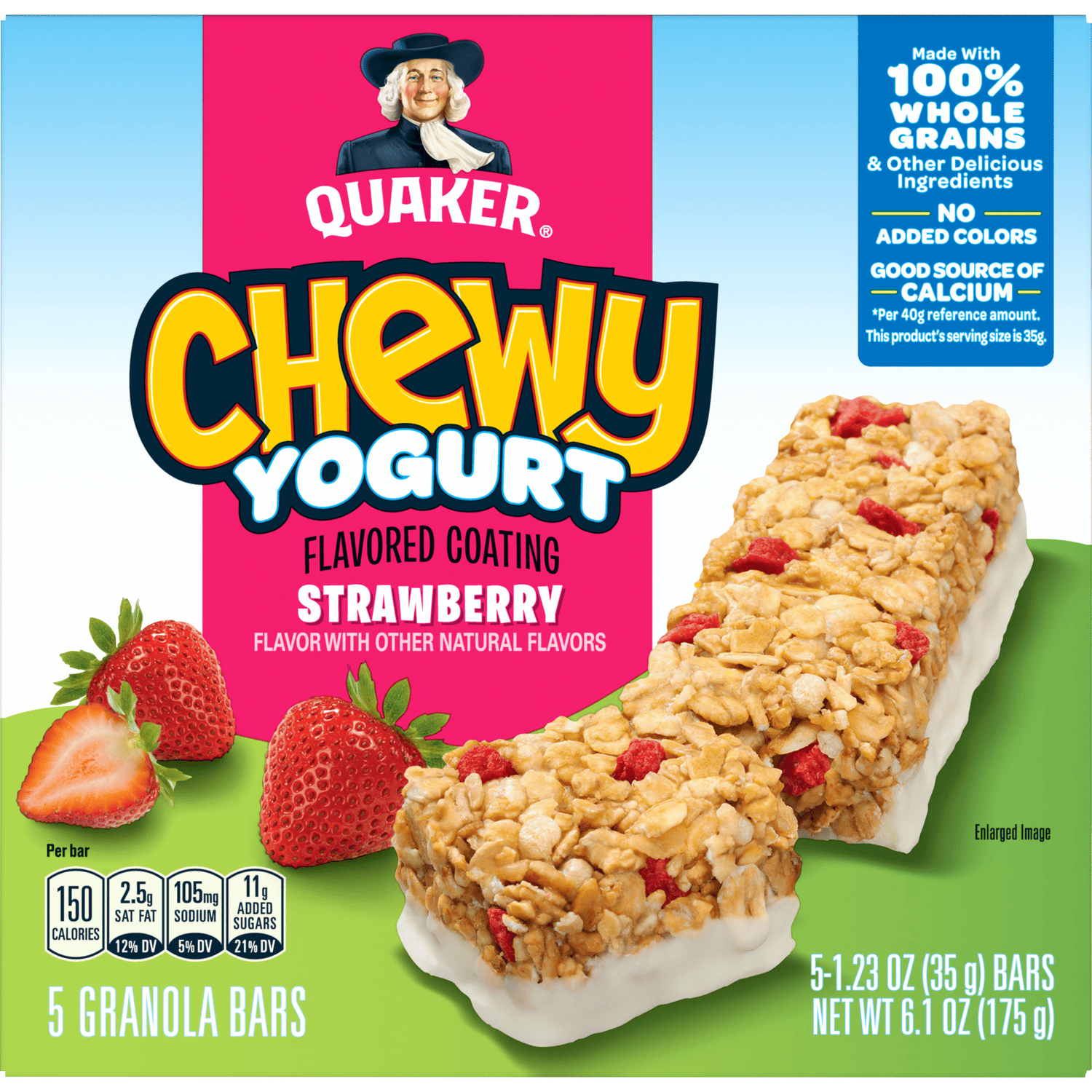 Quaker® Chewy Yogurt Flavored Granola Bar - Strawberry