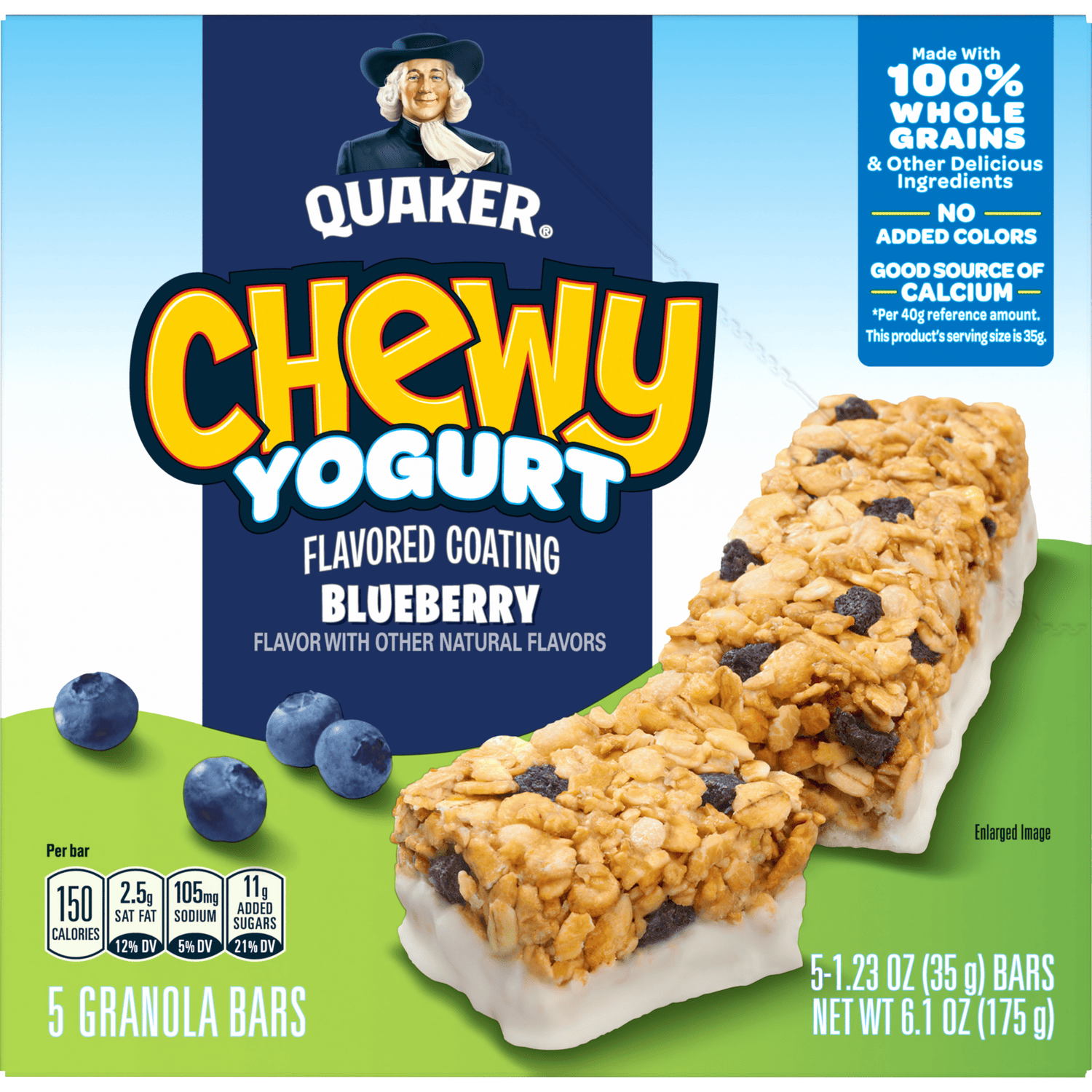 QUAKER® CHEWY® YOGURT GRANOLA BAR - Blueberry