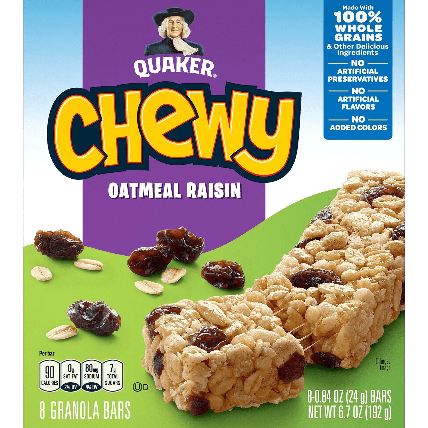 Quaker® Chewy Granola Bars - Oatmeal Raisin