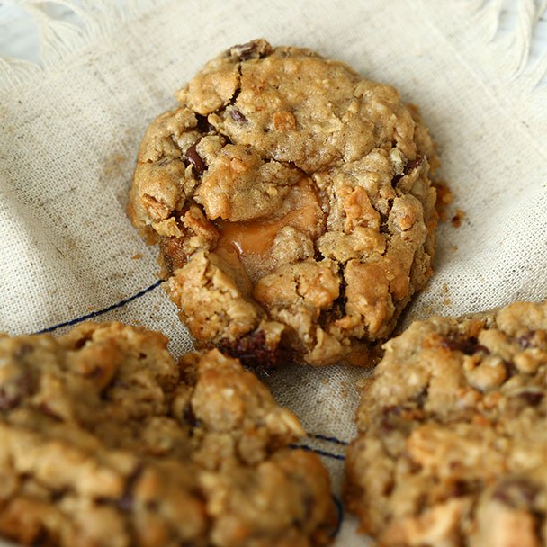 Recipe Chocolate Coffee Toffee Oatmeal Cookies