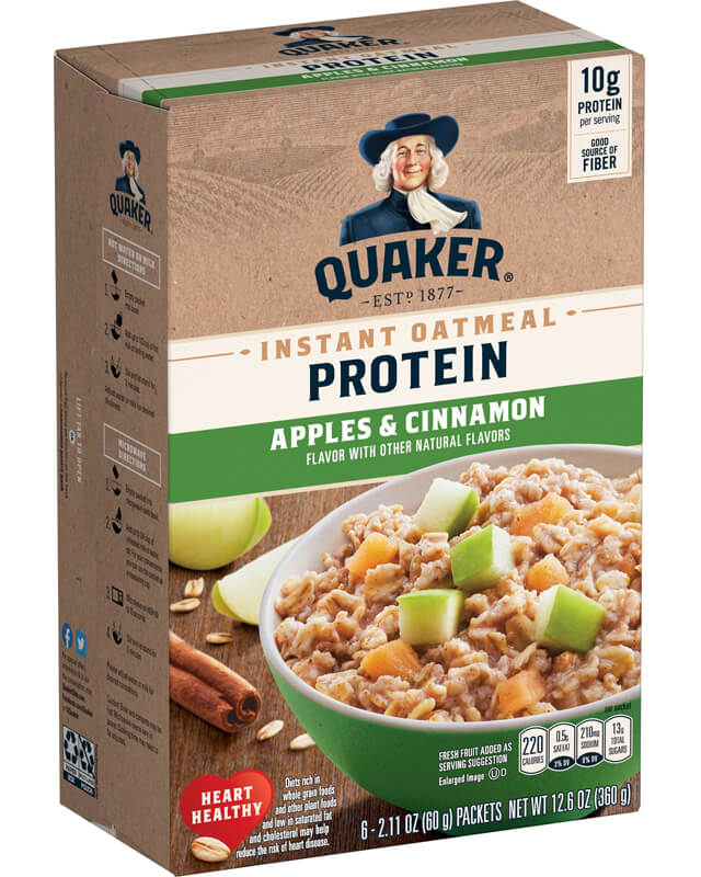 Protein Instant Oatmeal - Apples & Cinnamon