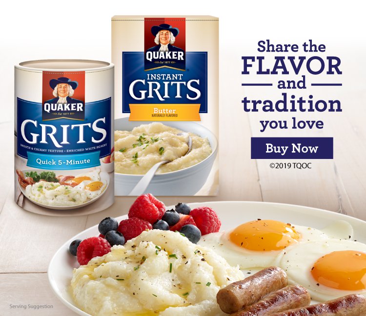 Quaker Oats Grits Share the flavor